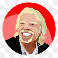 Avatars - Richard Branson Cartoon Png Transparent Cartoon Illustration Richard Branson Png,Aristotle Png