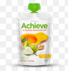 Achieve - Butternut Squash Pear U0026 Ginger Case Of 50 Pouches Pouch Fruit With Protein Png,Squash Png