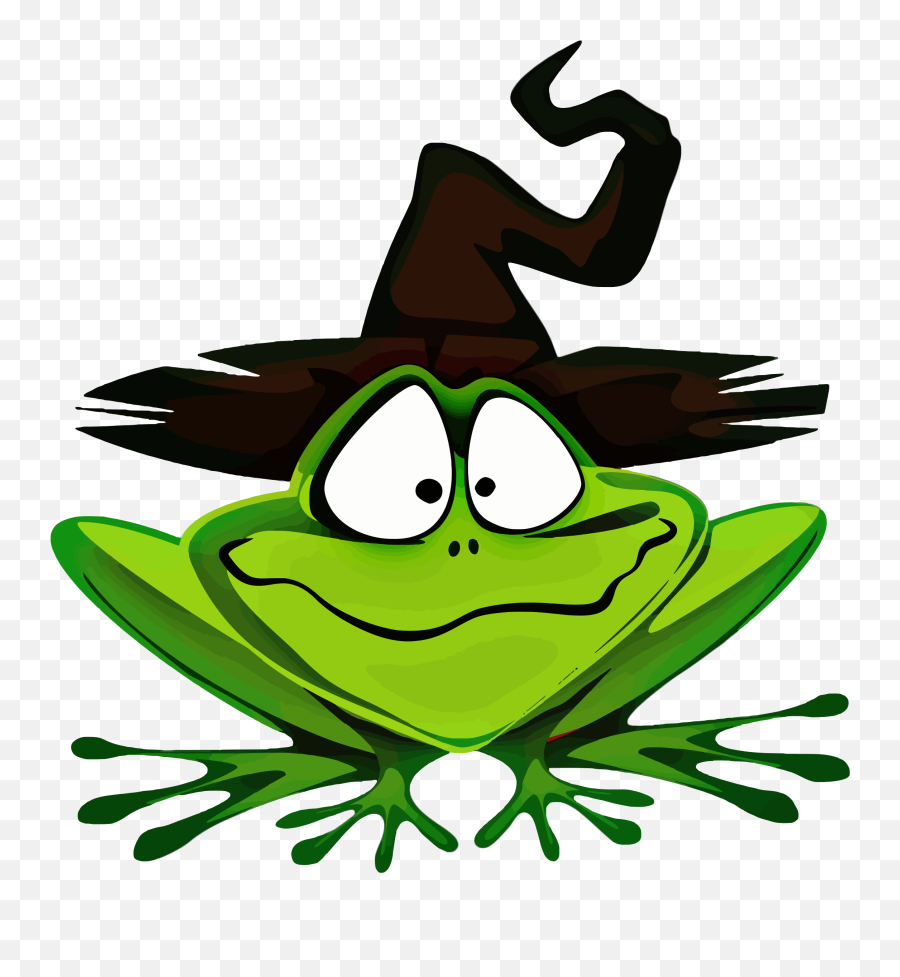 Clipart Frog With Hat - Halloween Frogs Png,Pepe The Frog Transparent Background