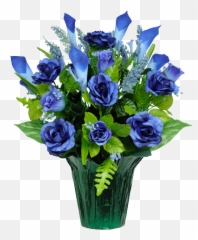 Blue Roses Sunset Memorial Gardens Png Rose