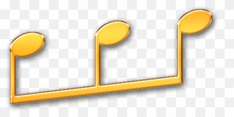 Music Notes Png Psd Vector Icon Transparent Images Free - Single Yellow