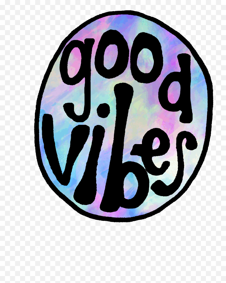 Good Vibes Watercolor Circle Clipart - Good Vibes Clipart Png,Watercolor Circle Png