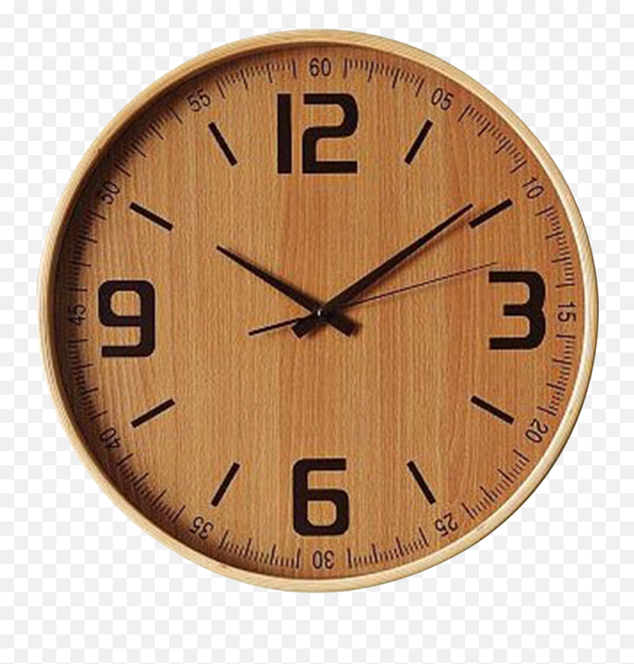 Wooden Wall Clocks - Transparent Wooden Clock Png,Clocks Png