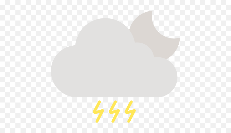 Cloud Icon - Illustration Png,Thunder Cloud Png