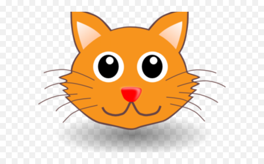 Cute Cat Face Clipart Png Transparent - Cat Face Clipart,Cute Face Png