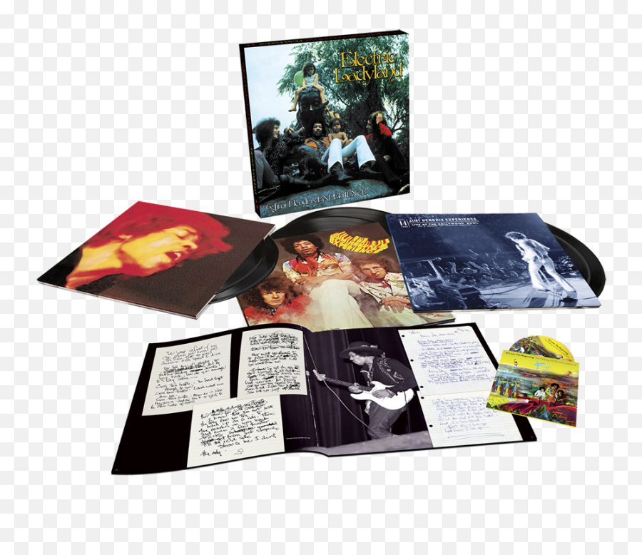 Electric Ladyland - Jimi Hendrix Experience Electric Ladyland 50th Anniversary Deluxe Edition 6lp Blu Ray Png,Jimi Hendrix Png