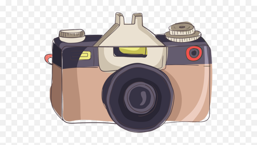 Download Digital Camera Clipart Camara - Vintage Camera Illustration Camera Png,Camera Clipart Png