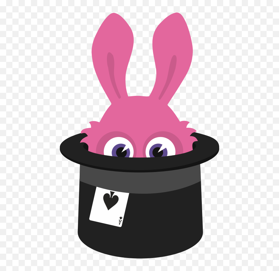 Pinkrabits And Hareseaster Bunny Png Clipart - Royalty Hat Rabbit Magic Png,Bunny Png