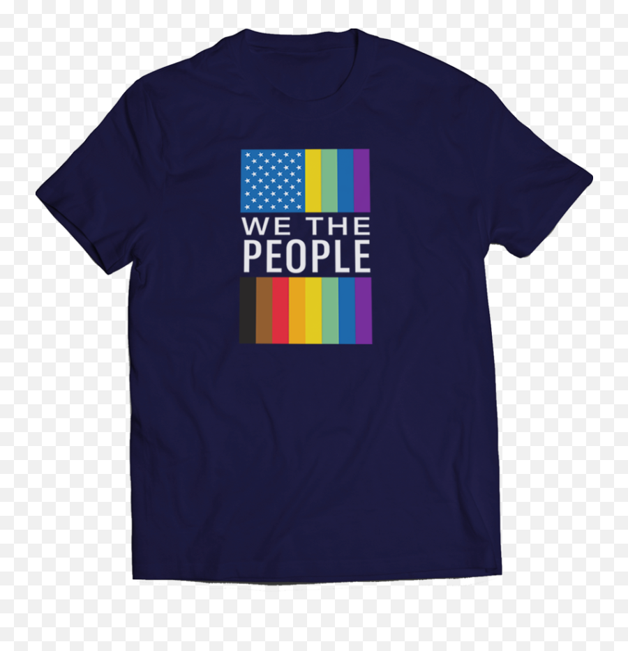 Download We The People Lgbt Flag Tee - Tshirt Full Size Graphic Design Png,Lgbt Flag Png