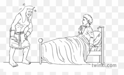 Dizzy King Tut Jimmy Boy Narrative Story Bedroom Tutankhamun - Line Art Png,King Tut Png