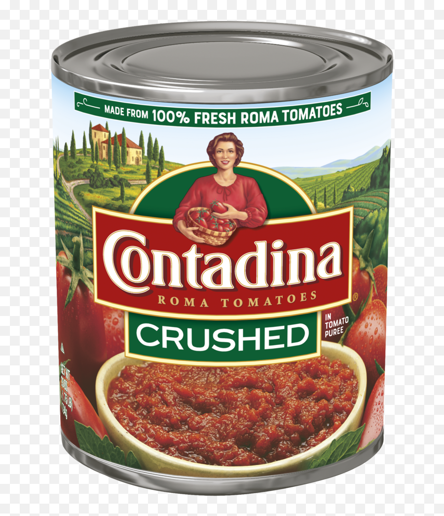 All Products Contadina - Crushed Tomatoes With Basil Png,Tomato Transparent