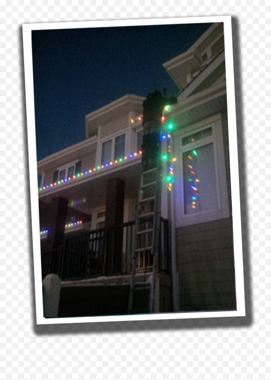 Christmas Lights Installation - Sherwood Park Heights Window Png,Christmas Light Png