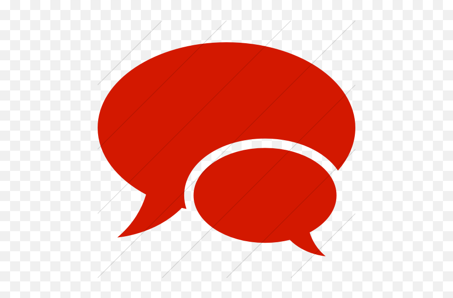 Iconsetc Simple Red Raphael Bubble Chat Icon - Chat Icon Red Transparent Png,Chat Icons Png