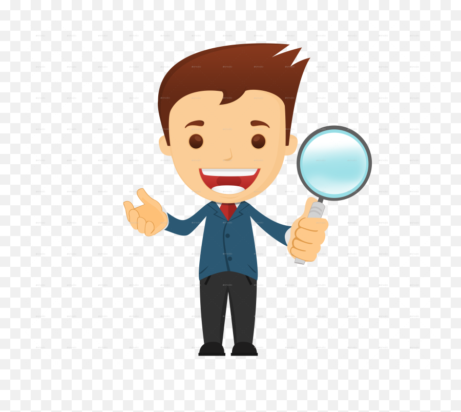 Businessman - Announcement Clipart Png,Searching Png