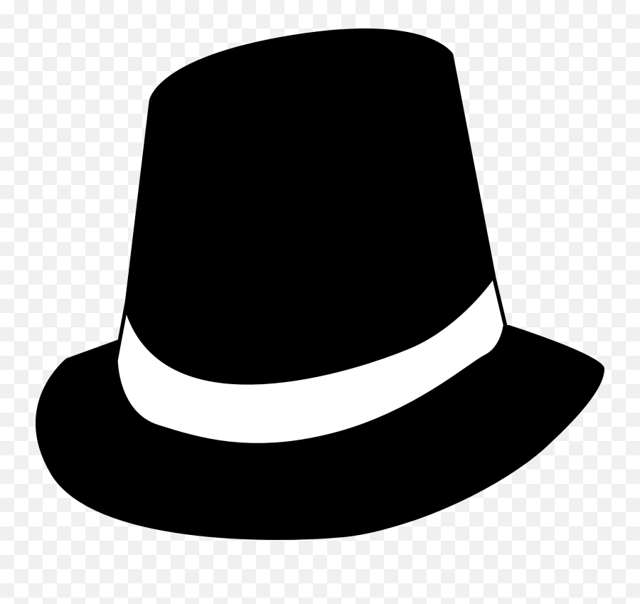 Hat Black White - Free Vector Graphic On Pixabay Black And White Hat Png,White Dress Png