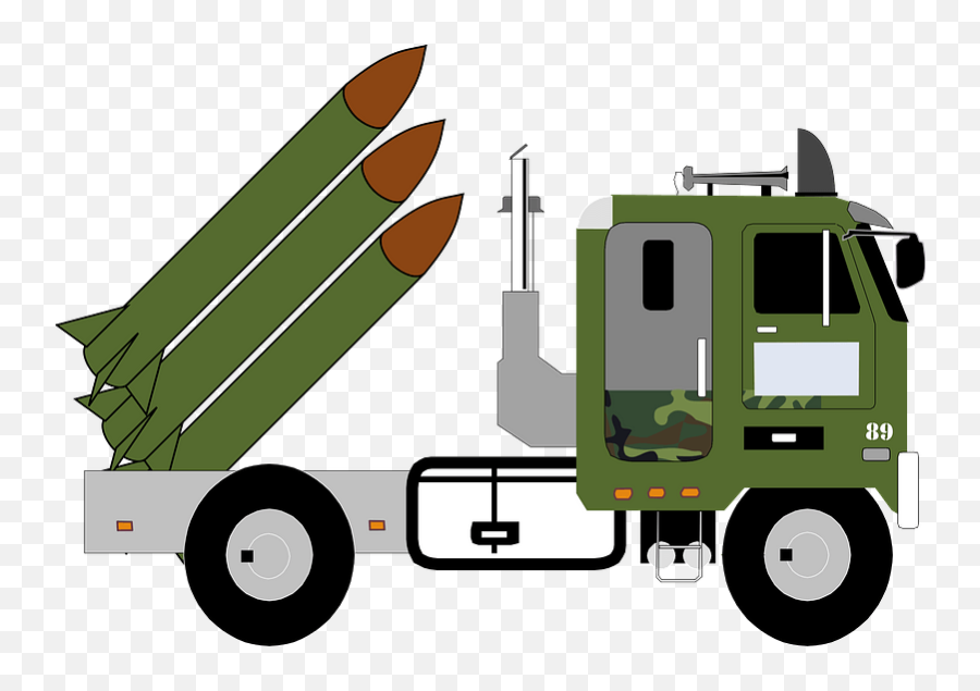 Missile Truck V2 Clipart Free Download Transparent Png - Nuclear Missile  Launcher Clip Art,Missile Png - free transparent png images 