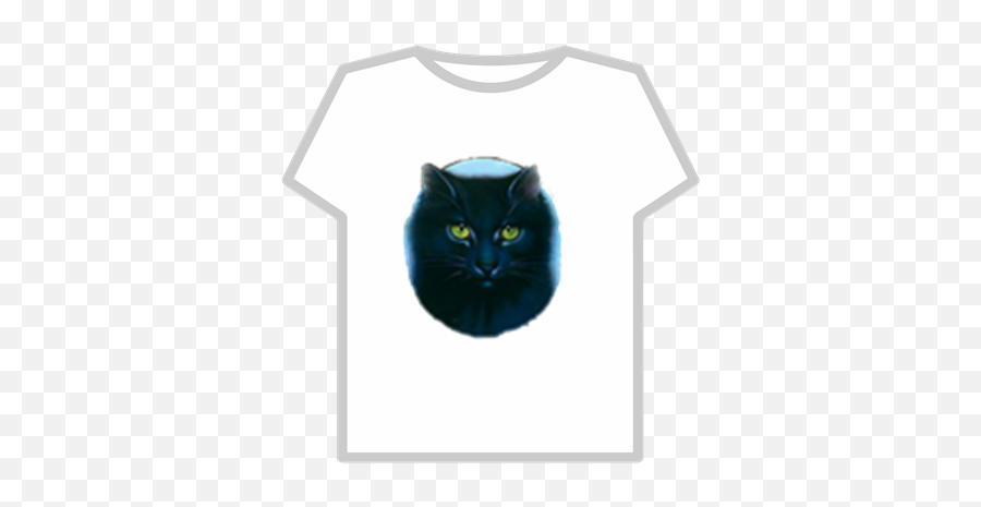 Warriors Hollyleaf T - Shirt Transparent Background Roblox Black Cat Png,Black Cat Transparent Background