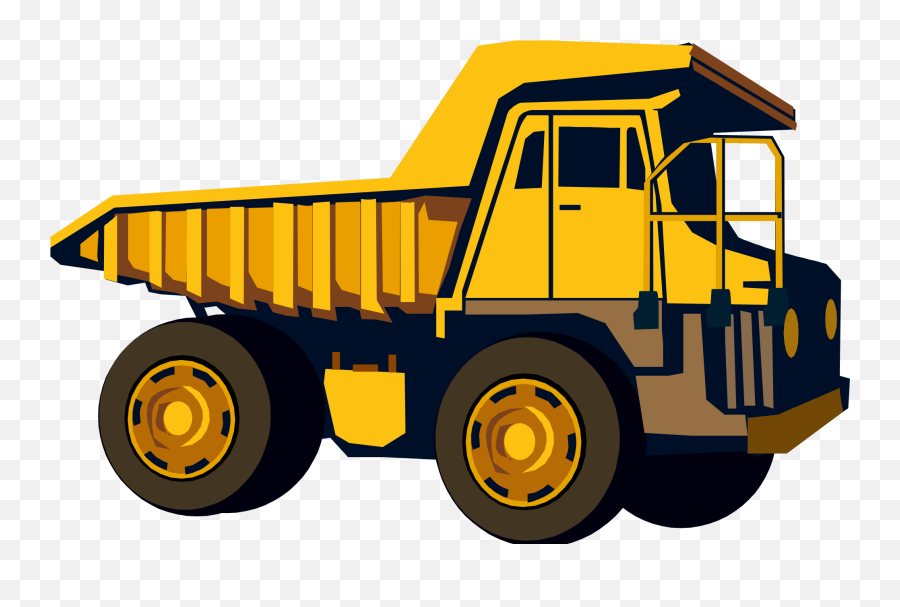 Clipart Of Dump Trucks And Benz - Png Download Full Size Free Clip Art Yellow Dump Trucks,Benz Png