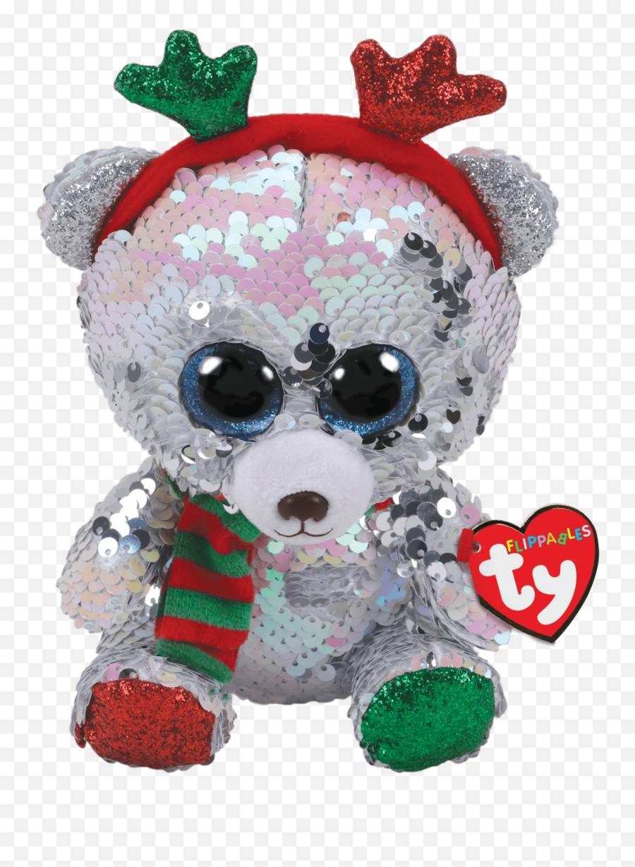 Mistletoe - Reversible Sequin Bear Wantlers Medium Beanie Boo Christmas Flippables Png,Mistletoe Png Mistletoe - Reversible Sequin Bear Wantlers Medium Beanie Boo Christmas Flippables Png,Mistletoe Png