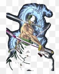 Zoro Santoryu - One Piece Carryall Pouch Cartoon Png,Zoro Png