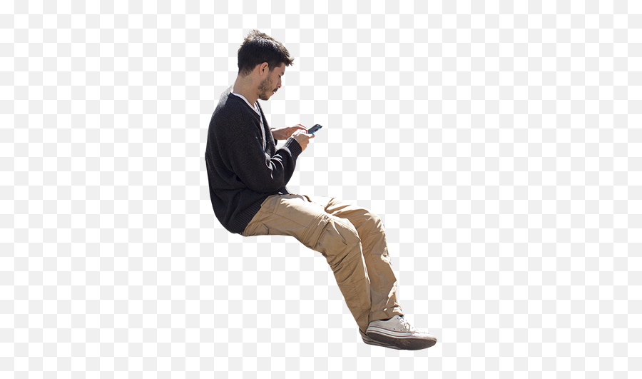 Render People Png Cutout - People Sitting Png,Sitting Person Png