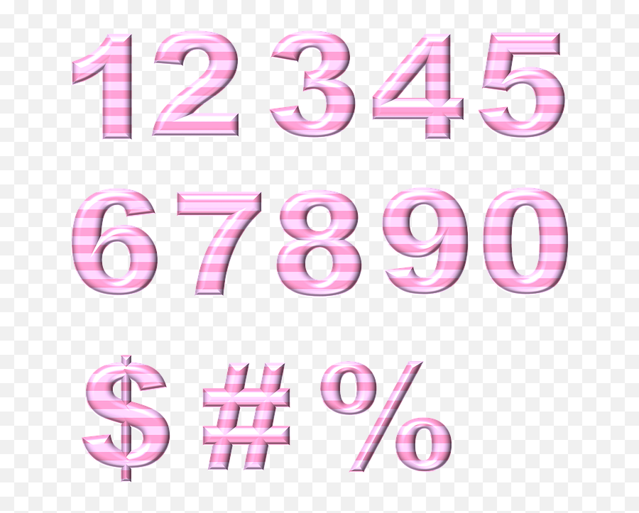 Baby Pink Number - Free Image On Pixabay Baby Pink Number 2 Png,Numero 3 Png
