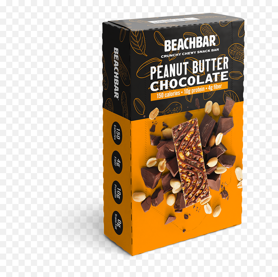 Beachbar Peanut Butter Chocolate 1 Box Of 15 Team - Beach Bar Peanut Butter Chocolate Png,Peanut Butter Transparent