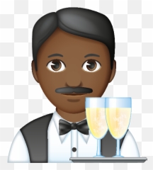 Emoji U2013 The Official Brand Waiter Fitz 5 - Cartoon Png,Waitress Png