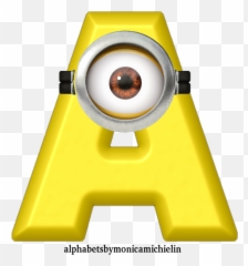 Monica Michielin Alphabets Yellow Alphabet Minion - Letter Png Yellow