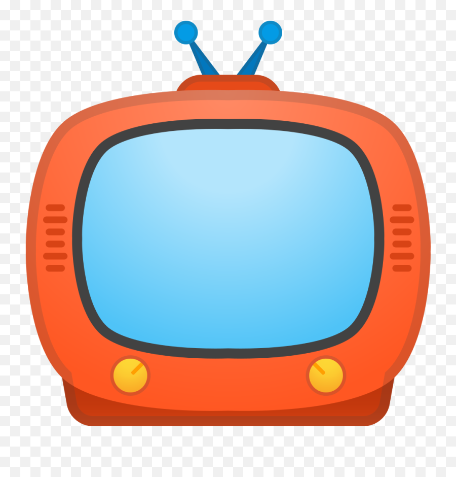 Television Clipart Circle Object - Emoji Television Png,Old Television Png