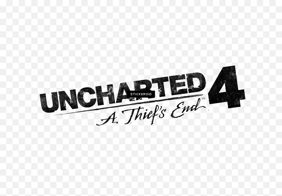 Uncharted 4 Wallpaper Logo Png Image - Calligraphy,Uncharted Logo
