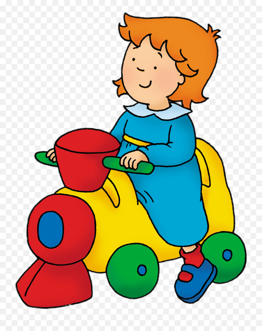 Toy Train Transparent Png - Rosie Caillou Png,Toy Train Png