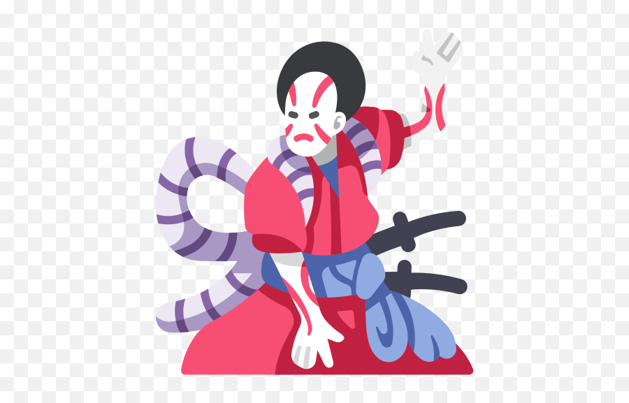 Kabuki Japan Culture Japanese Traditional Old Makeup - Kabuki Makeup Png,Makeup Icon Png