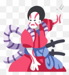 Kabuki Japan Culture Japanese Traditional Old Makeup - Makeup png