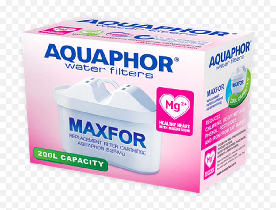 Aquaphor B25 Mg Maxfor Water Jug Replacement Filter - Aquaphor Filter Png,Heart Filter Png