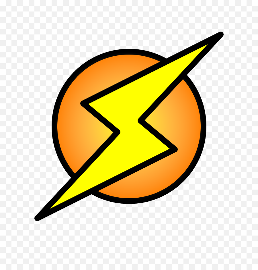 Lightning Clipart Svg Transparent Free For - Lightning Bolt On Circle Png,Lightning Bolt Transparent Background
