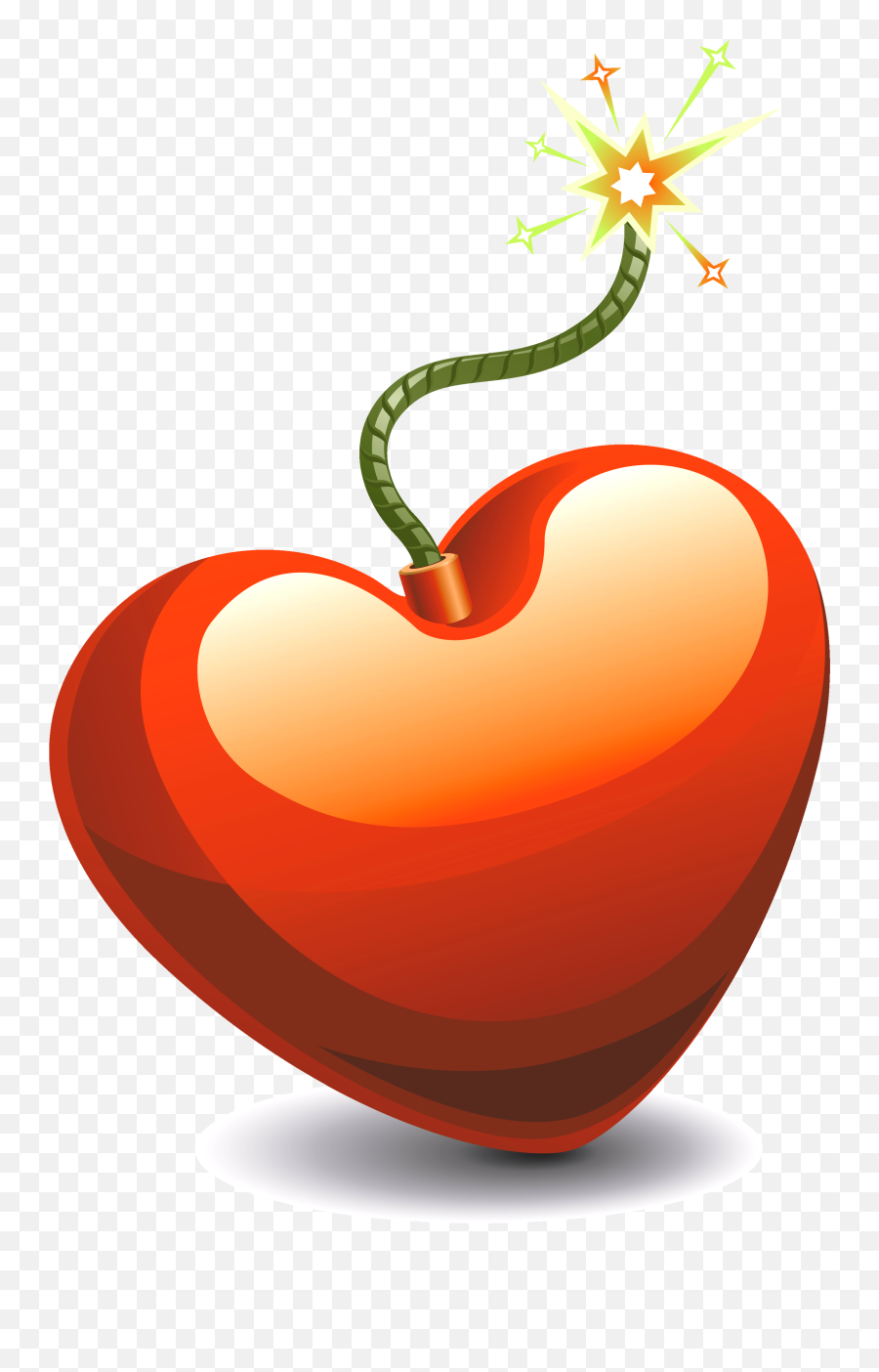 Heart Bomb Hires Copy - Heart Bomb Clipart Png Download Bomb With Heart Clipart,Pulse Bomb Icon