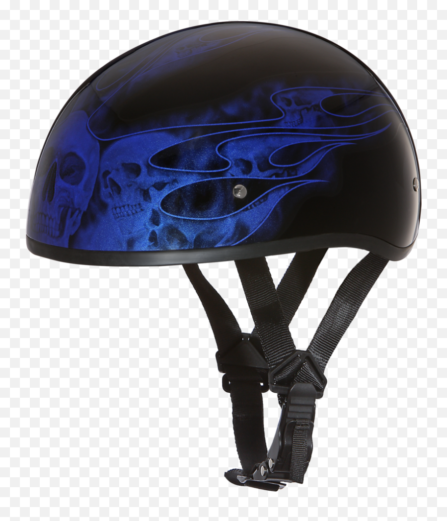 Daytona Blue Skull Flames Cap Slim And 50 Similar Items - Motorcycle Helmets Mens Skulls Png,Icon Snell Helmets