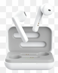 Trustcom - Primo Touch Bluetooth Wireless Earphones white png