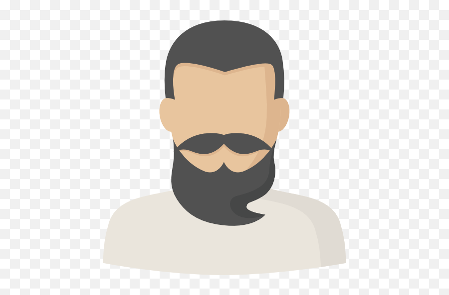 Man Icon - Cartoon Bearded Man Png Download 512512 Free Bearded Man Cartoon Png,Beard Icon Png