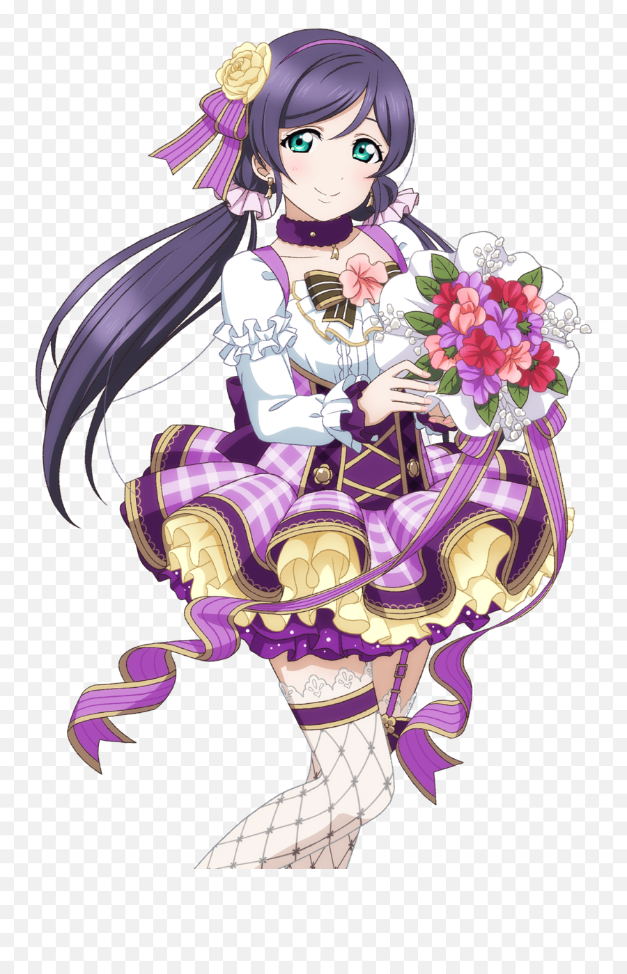 Flower Bouquet Set Love Live Full Size Png Download Seekpng - Animal Crossing Qr Codes Miku,Love Live Png
