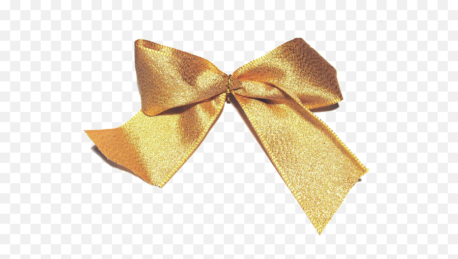 Golden Bow Transparent Image - Real Golden Ribbon Png,Gold Bow Transparent Background