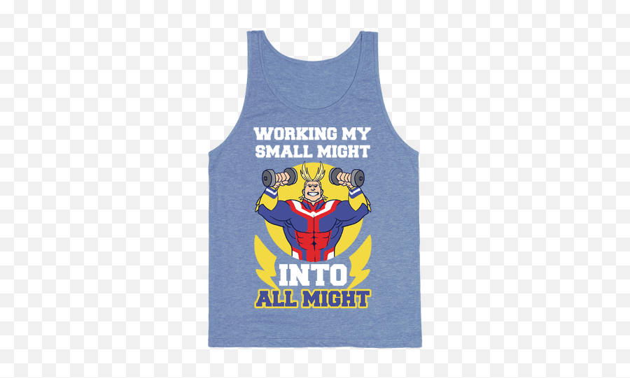 Download Working My Small Might Into - Sleeveless Shirt Png,All Might Png