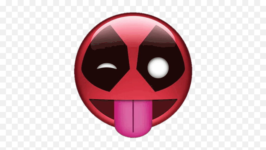 Download Free Pink Deadpool Comics Symbol Emoji Marvel Icon - Deadpool Emoji Png,Smiley Emoji Png