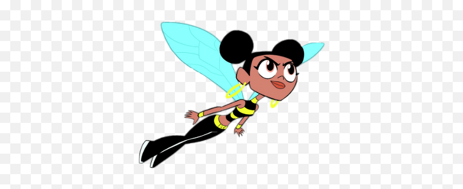 Check Out This Transparent Teen Titans Go Bumblebee Flying Png