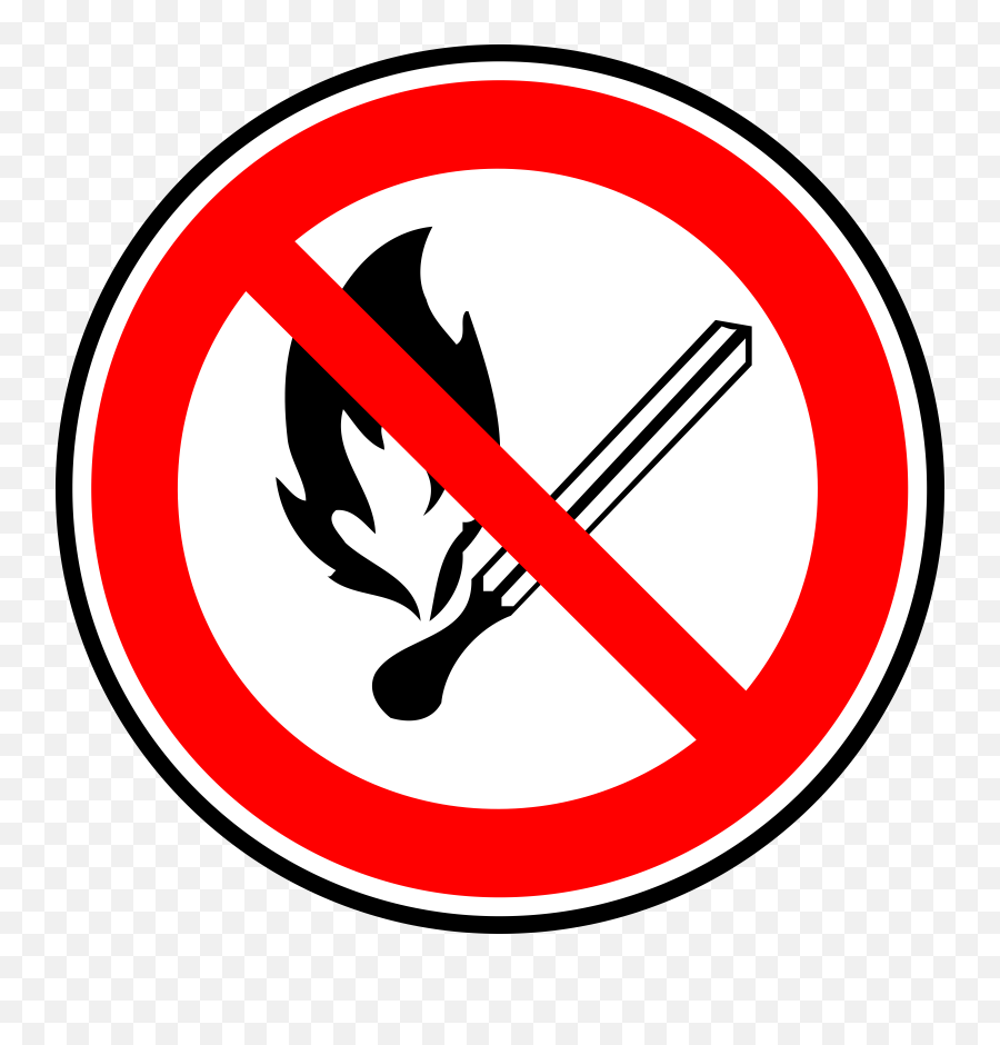 Download Free Png Fire Forbidden Sign - No Fire Clipart,Prohibited Sign Png