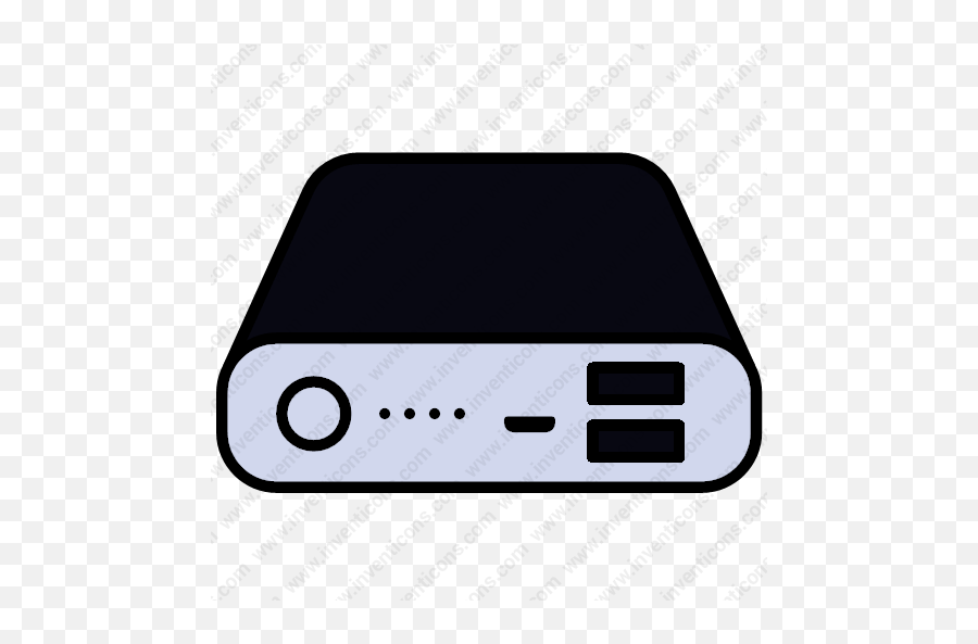 Download Power Bank Vector Icon Inventicons - Portable Png,Free Vector Smartphone Icon