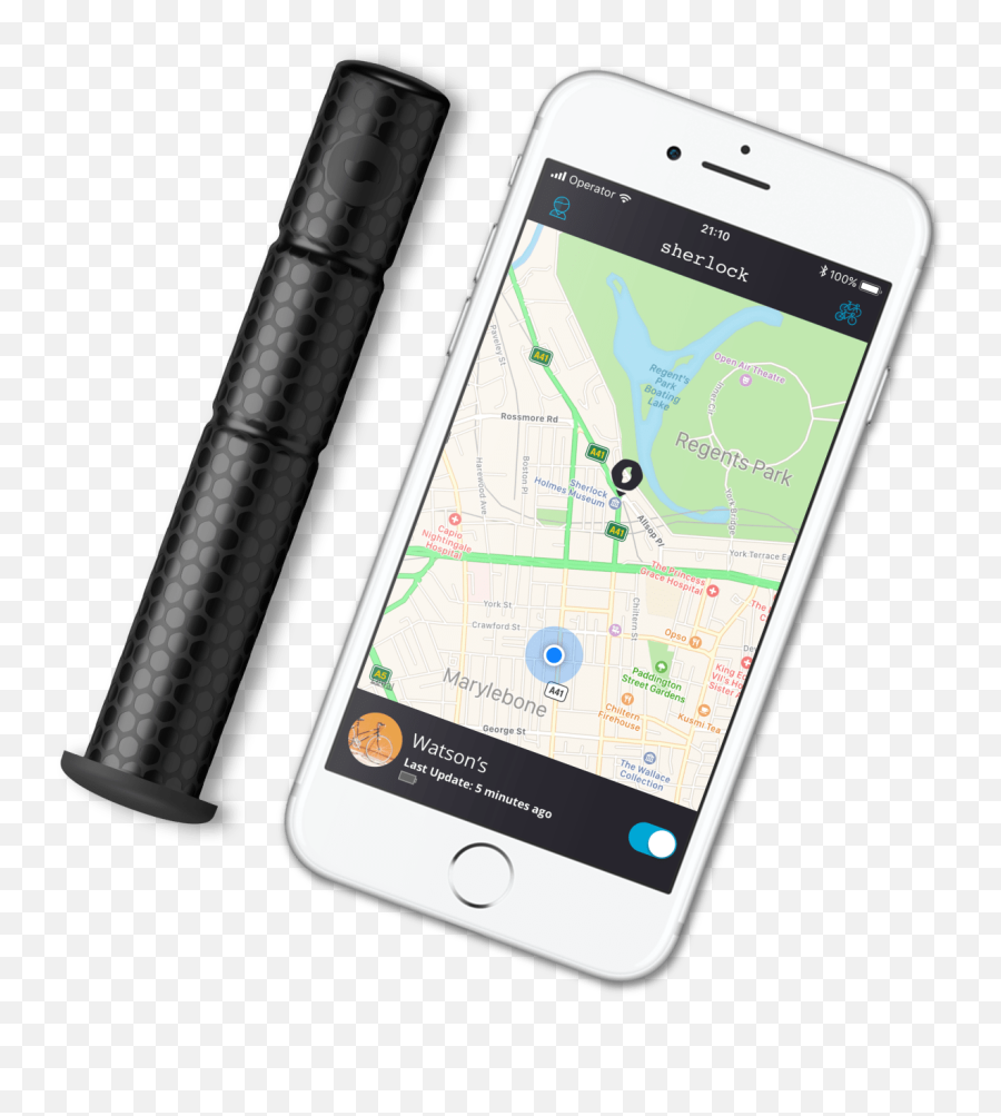 Sherlock U2013 The Ultimate Gps Anti - Theft Device For Bikes Png,Gps Track Icon