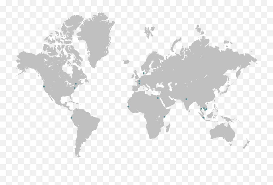 World Map Transparent Png Image - World Map Grey Png,World Map Transparent Background