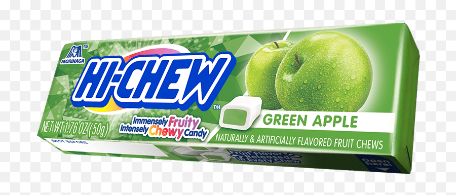 Green Apple Stick - Hichew Apple Hi Chew Png,Green Apple Png